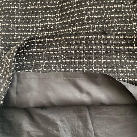 Ann Taylor Loft Black and White Tweed Skirt - Picture 4 of 7